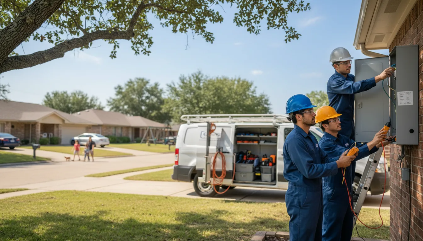 Certified electrician providing emergency electrical services in Witter, AR